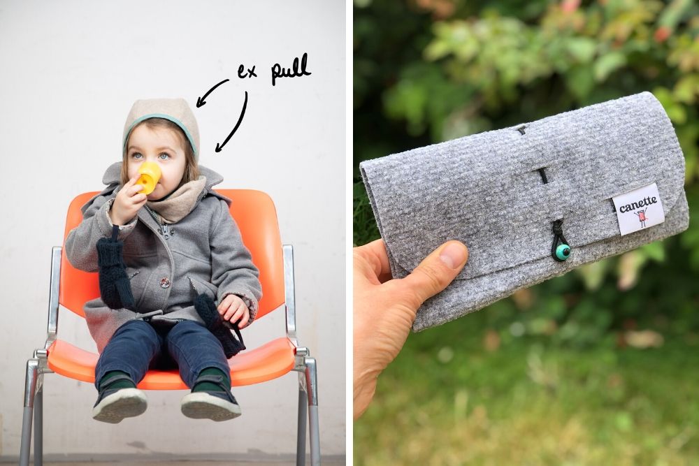 Canette : un kit pour transformer son pull en béguin et cache-cou pour enfants
