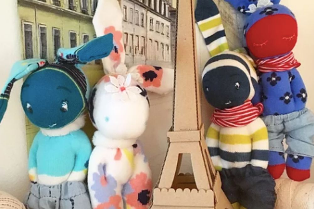 ▷ Doudou pour bébé mixte Nature, Made in France