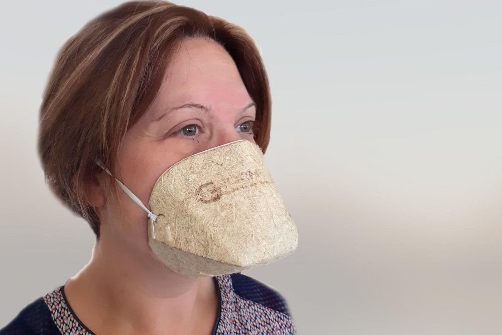 Géochanvre : un masque biocompostable et made in France